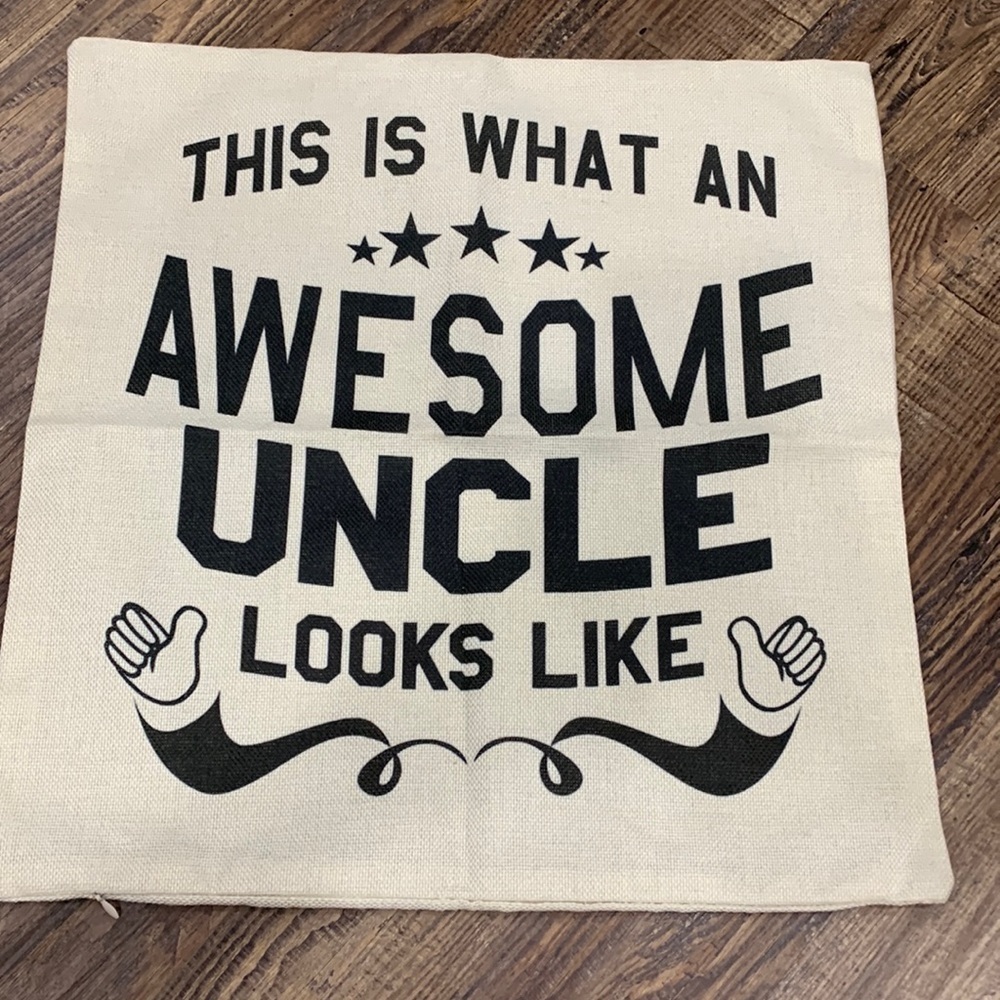 Awesome uncle cushion cover